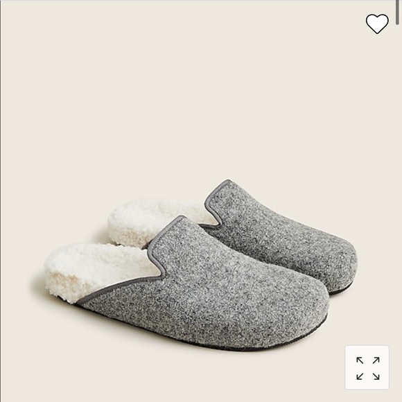 J.Crew Pacific sherpa-lined felt clogs - Picture 1 of 4